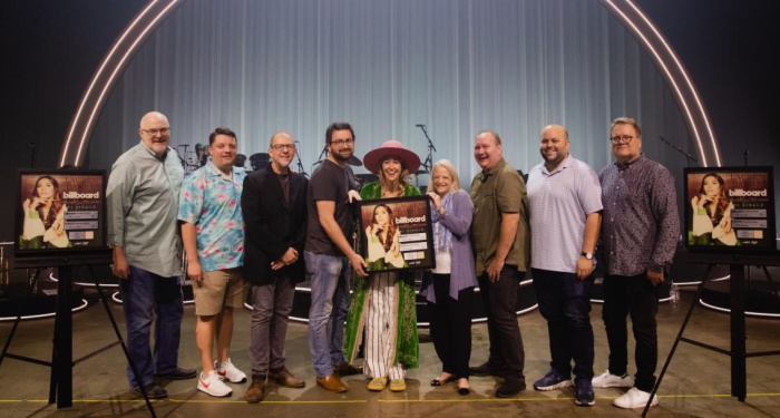 Lauren Daigle Presented with Plaque Honoring Sixth No. 1 Single