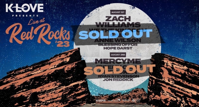 'K-LOVE Presents Live at Red Rocks' Sells Out in Just Five Days