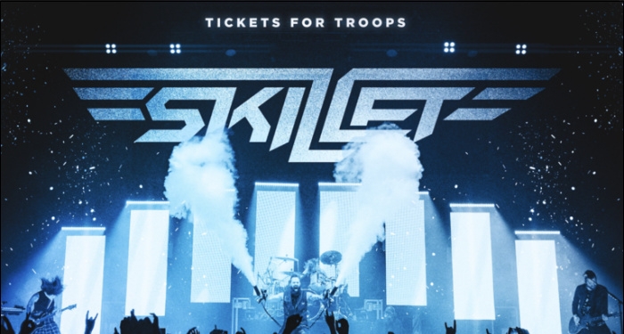 Skillet Gets Free Concert Tickets to Veterans